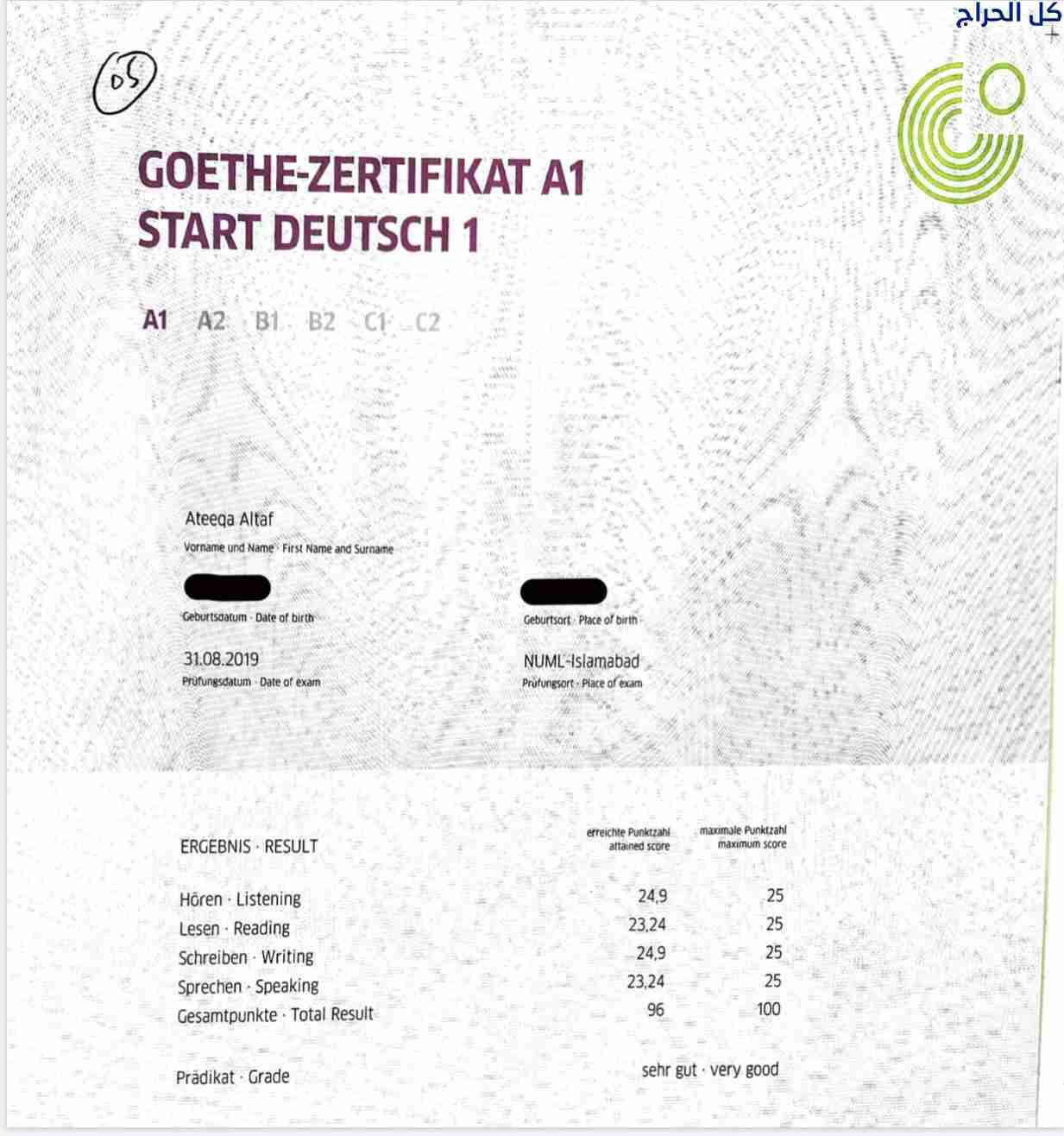 WhatsApp(+371 204 33160)Buy GOETHE B1-TELC B1 Cert...