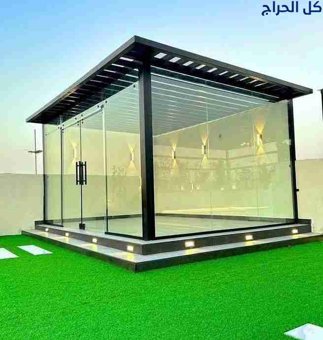 مقاول ملاحق زجاج واستراحات بالرياض 0554009960 اعما...