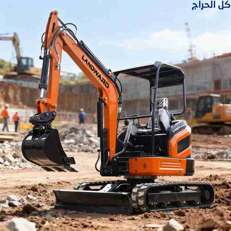 كرينات وبوكلينات جميع الاحجام للايجار