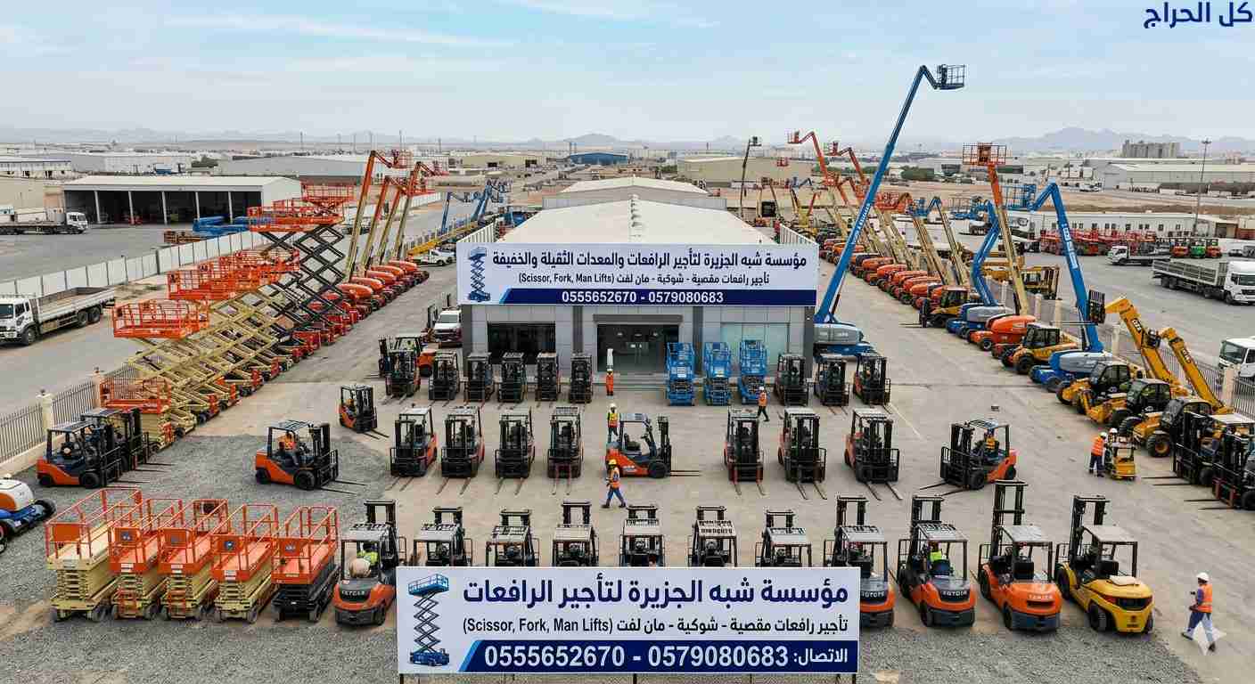 رافعات مقصية للإيجار- رافعات شوكية للإيجار % بالري...